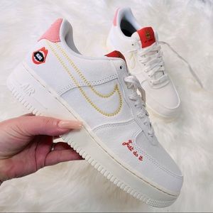 Nike AIR FORCE 1 ‘07 PEACE LIPS ROCK N ROLL WMNS Sz9 / Sz7.5 Mens